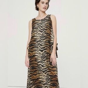 Animal Print Sleeveless Dress